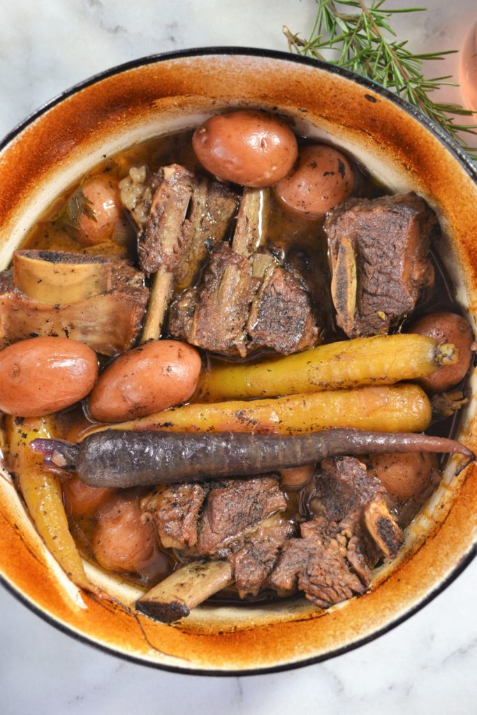 Braised Rose Wine Short Ribs | Short ribs recipe | dinner recipe | easy recipe | one pot meal