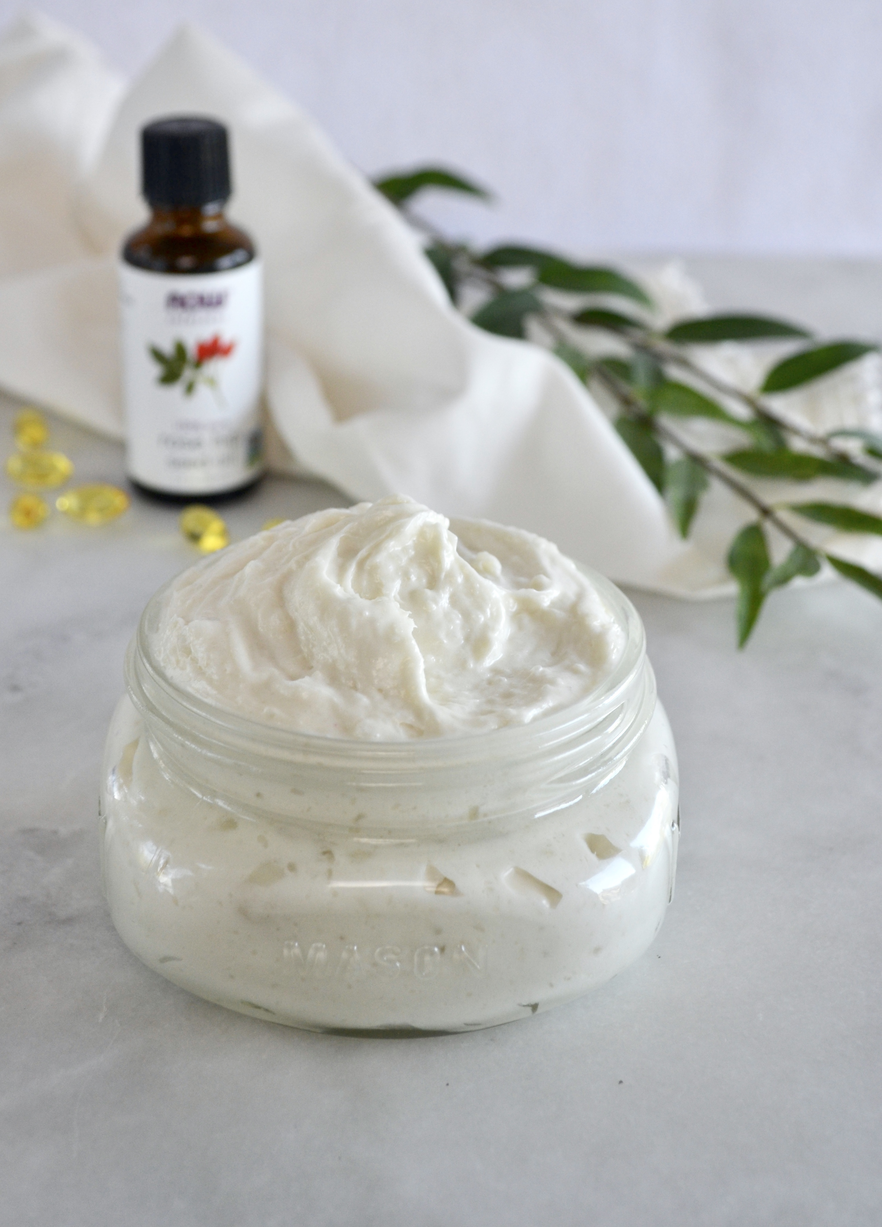Homemade Rose Hip Night Cream | DIY night cream | DIY skincare | healthy skin