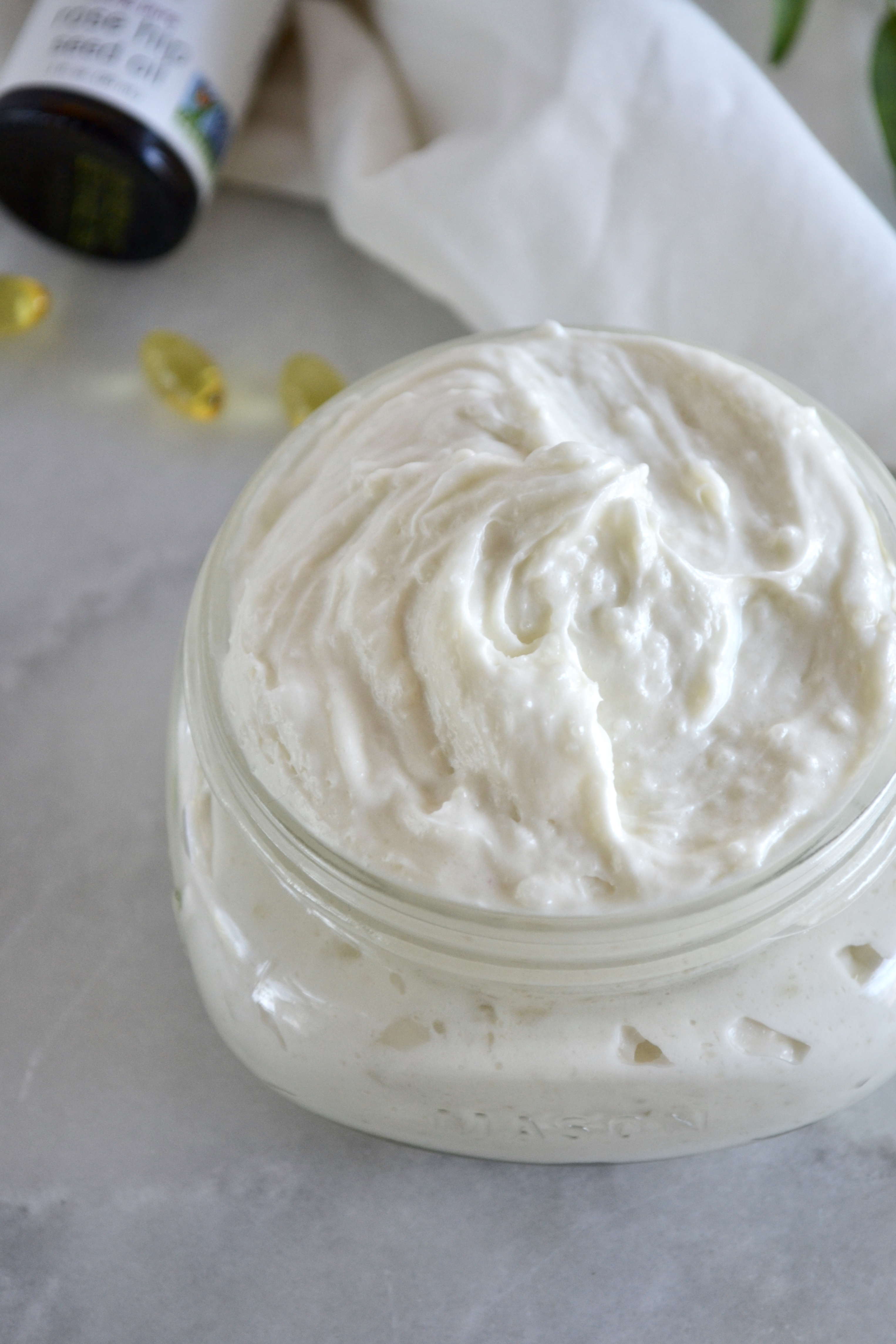 Homemade Rose Hip Night Cream | DIY night cream | DIY skincare | healthy skin