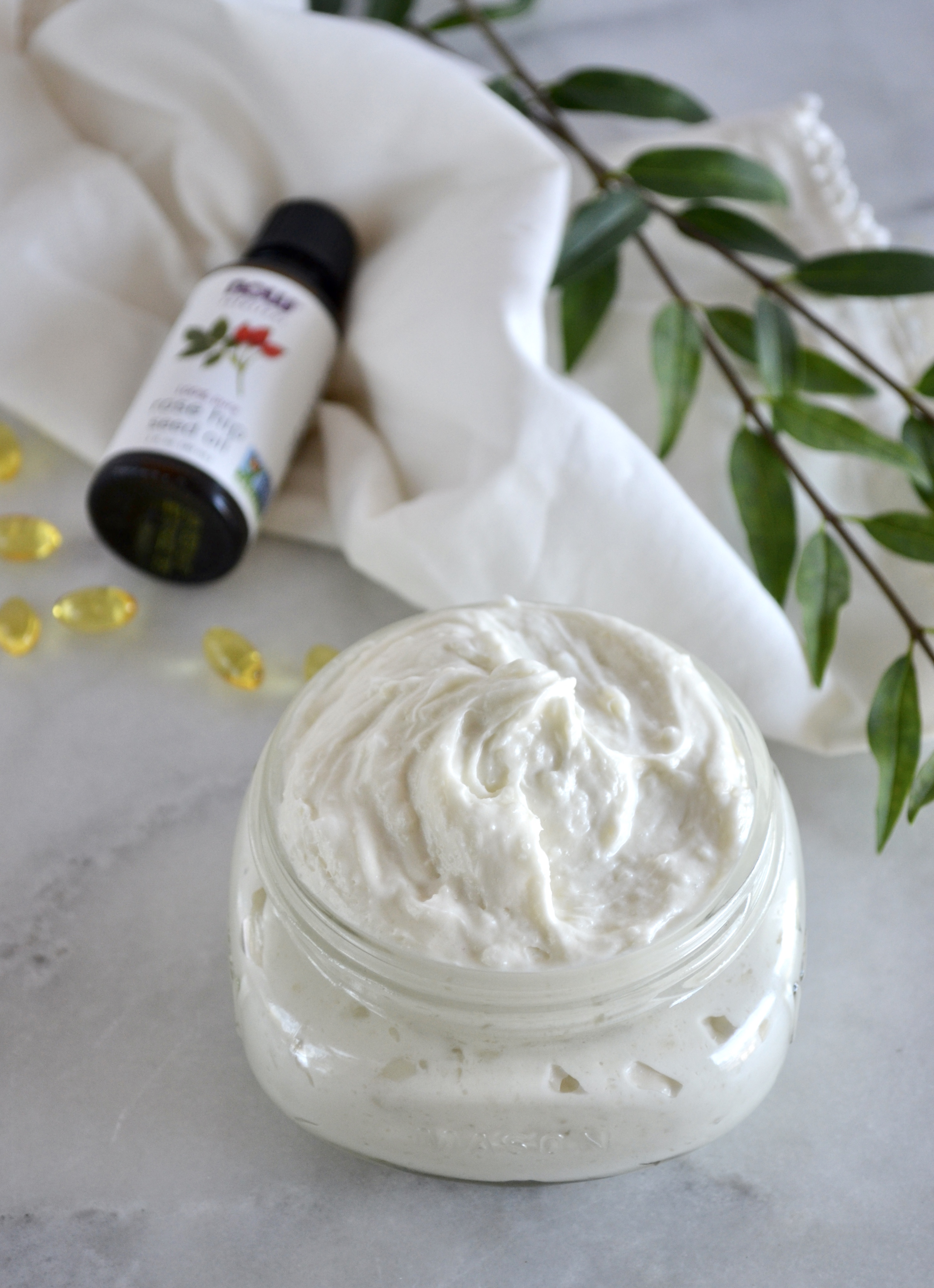 Homemade Rose Hip Night Cream | DIY night cream | DIY skincare | healthy skin